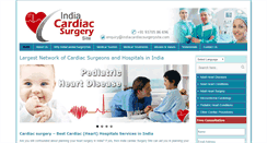 Desktop Screenshot of indiacardiacsurgerysite.com