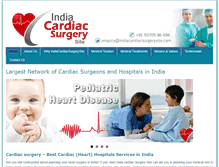 Tablet Screenshot of indiacardiacsurgerysite.com